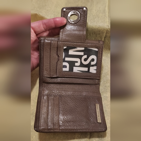 Marc by Marc Jacobs Double Sided Leather Wallet Brown 5" X 4" - Picture 10 of 15